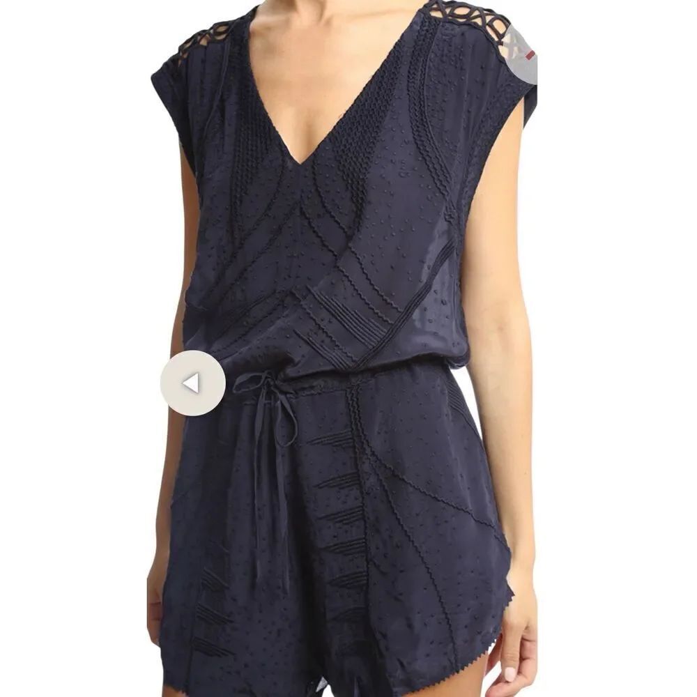 IRO AUSTIN ROMPER - NAVY NWT Size 40/ US 8